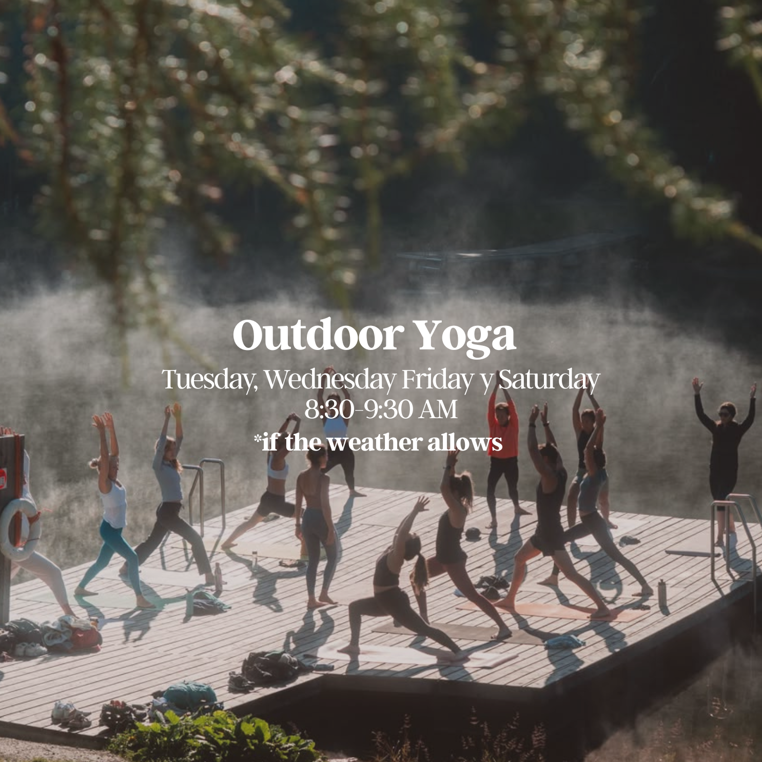 outdoor yoga st moritz