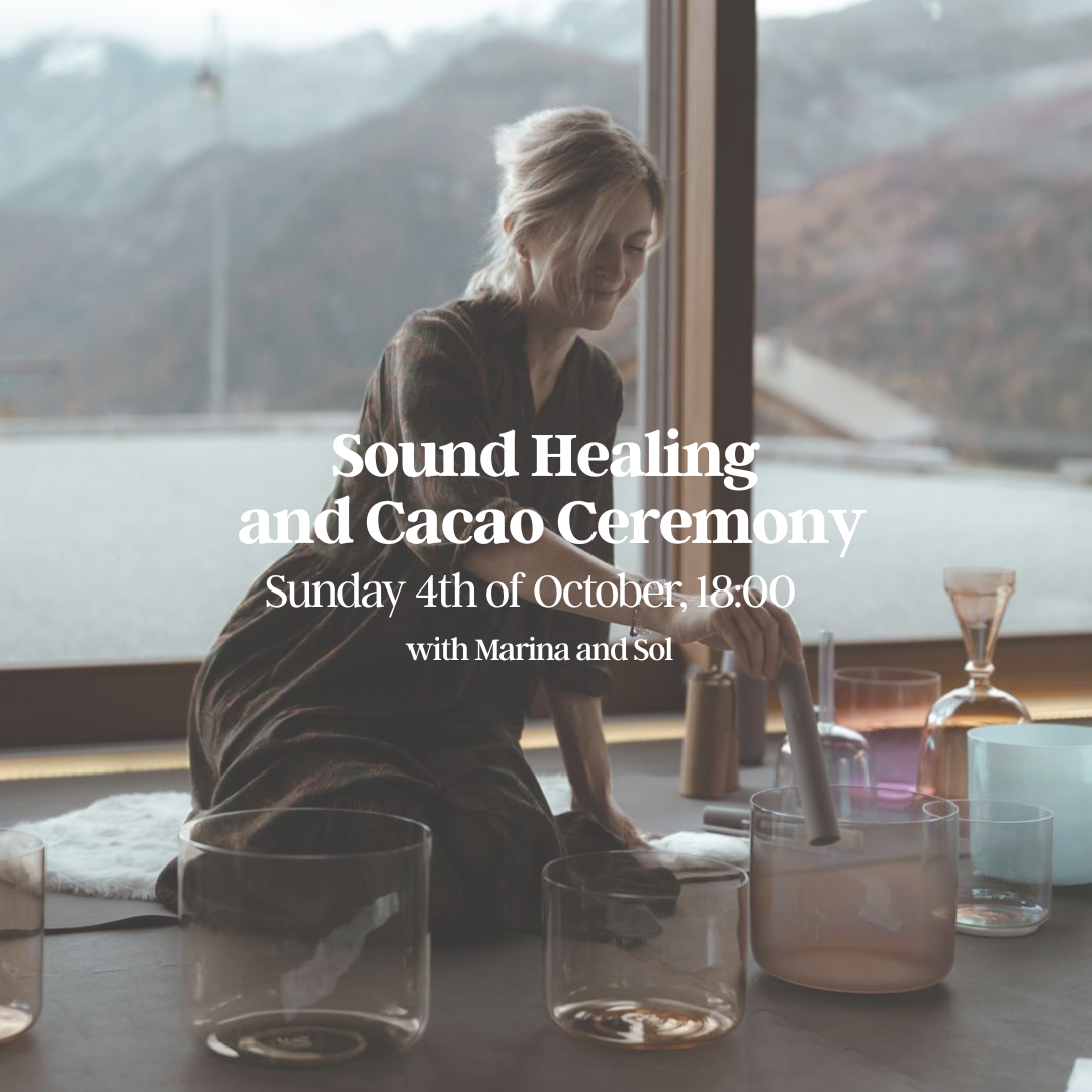 sound healing and cacao